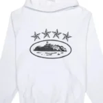 : Corteiz 4Starz Alcatraz Hoodie White