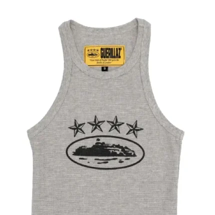 Corteiz 4Starz Alcatraz Women’s Tank Top Grey