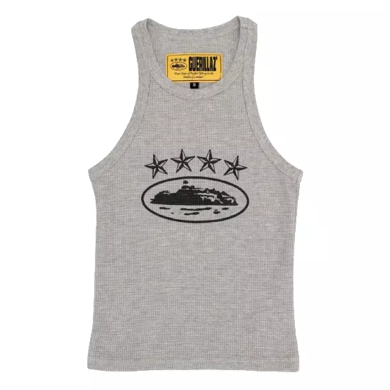 Corteiz 4Starz Alcatraz Women’s Tank Top Grey