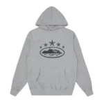 : Corteiz 5 Starz Alcatraz Hoodie Grey