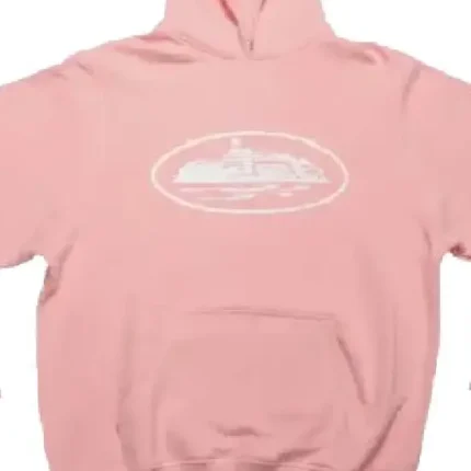 : Corteiz Alcatraz Hoodie Baby Pink