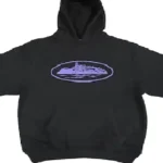 Corteiz Alcatraz Hoodie Black/Purple