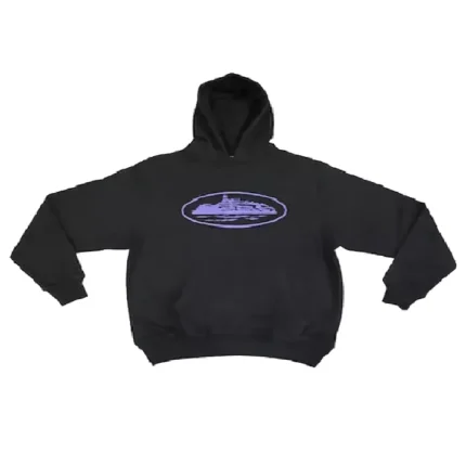 Corteiz Alcatraz Hoodie Black/Purple