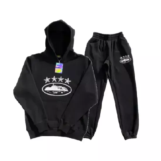 Corteiz Alcatraz Tracksuit Black