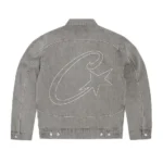 : Corteiz C-Star Denim Trucker Jacket Grey