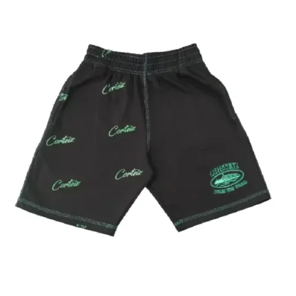 Corteiz Division 20 Shorts Green/Black