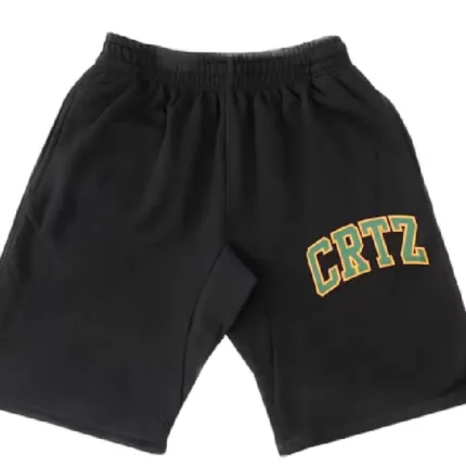 Corteiz Dropout Shorts Black