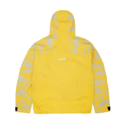 Corteiz Elitework Waterproof Shell Jacket Yellow