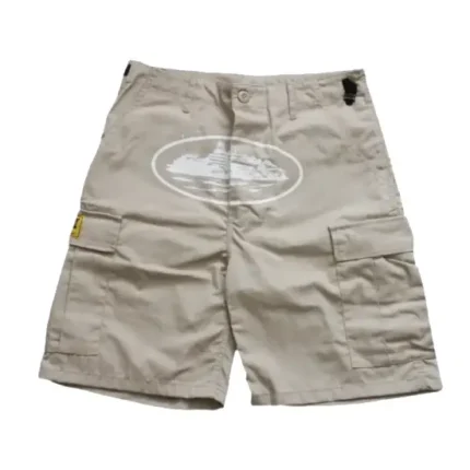 Corteiz Guerillaz Shorts Beige