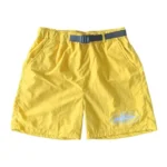 Corteiz Nylon Litework Shorts Sulphur