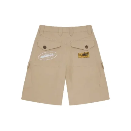 Corteiz Storm Cargo Shorts Beige