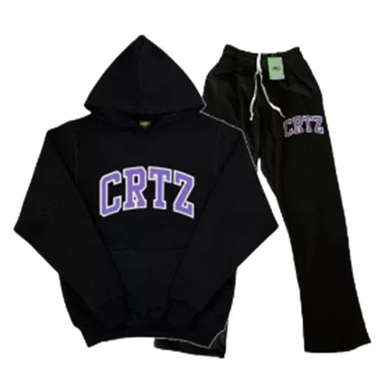 Corteiz-Dropout-Tracksuit-Black-Purple